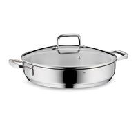 kela Sauteuse en acier inoxydable 28 cm FLAVORIA, 3,2L Sauteuse à induction avec couvercle, soupape d'échappement de vapeur, cocotte sans revêtement