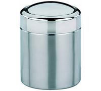 Kela 21381 Ano Mini-poubelle de salle de bain à couvercle basculant, 1,5 litre, acier inoxydable mat, Argent mat