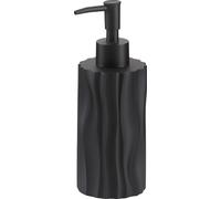 KELA Seifenspender Merida Polyresin schwarz 19,0cm 7,0cm 200,0ml KL-23766