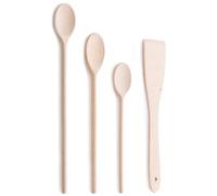 Set 3 cuillères et spatule en bois de hêtre Kela