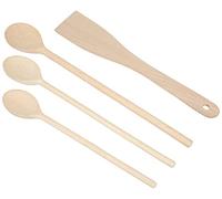 Set 3 cuillères et spatule en bois de hêtre Kela