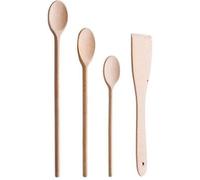 Set 3 cuillères et spatule en bois de hêtre Kela