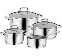kela Set de casseroles Flavoria acier inoxydable 18/10 brillant, argent, 4 pièces (1 set)