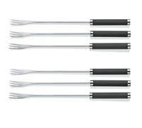 Kela 16581 Montana Lot de 6 Set de Fourchettes à fondue Acier Inoxydable Gris 24,5 x 2 x 2 cm