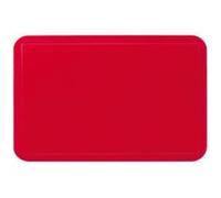 Kela set de table uni rouge Rouge G