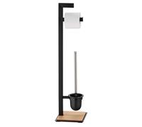 KELA set de toilette Chêne métal noir KL-24260