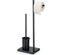 KELA Set de toilette Devin métal noir 23,0x18,0x68,0cm KL-23961