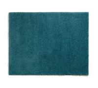 kela Tapis de Bain antidérapant 55 x 65 x 1,5 cm Maya Bleu pétrole Lavable Polyester recyclé Tapis de Bain Moelleux