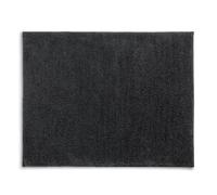 kela Tapis de Bain antidérapant 55 x 65 x 1,5 cm Maya - Gris foncé - Lavable - Polyester recyclé - Tapis de Bain Moelleux