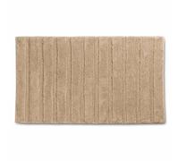 kela - Tapis de bain Megan, 100 % coton, beige, 120 x 70 x 1,6 cm
