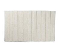 KELA Tapis de bain Megan 80x50 cm coton gris et blanc KL-23581