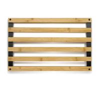 KELA Tapis Kiril 38x24 cm bambou noir KL-12596