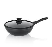 kela Wok Stella Nova, Ø 30 cm, 5 L, fonte d'aluminium, fond Allherd, antiadhésif, résistant à la chaleur jusqu'à 180° C, poignée en bakélite Soft Touch, 12229