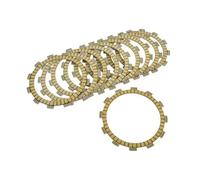 Kelaf Jeu de plaques d'embrayage à friction en fibre 650 CC compatible avec les modèles de moto GV650 Aquila 2006 2007 GV 650 Aquila I 2008 2013(9pc width 1pc narrow)