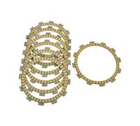 Kelaf Jeu de plaques d'embrayage à friction en fibre 650 CC compatible avec les modèles de moto GV650 Aquila 2006 2007 GV 650 Aquila I 2008 2013(6pc width 1pc narrow)