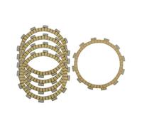 Kelaf Jeu de plaques d'embrayage à friction en fibre 650 CC compatible avec les modèles de moto GV650 Aquila 2006 2007 GV 650 Aquila I 2008 2013(4pc width 1pc narrow)