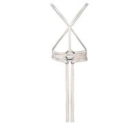 keland Ceinture Troll Viking Cross du Moyen Âge pour femmes en corde de sorcière, Blanc., taille unique