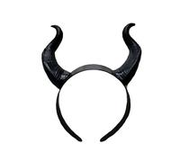 keland Femme Gothique Cornes Maléfique Serre tete Halloween Maleficent Costume (W-Noir)