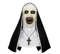 keland Masque de Nonne Effrayant Masque d'Halloween Horreur Masque Qui fait peur en Latex pour Cosplay (Style-B)