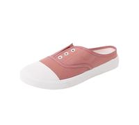 Kelandoom 2026 Baskets D'Été pour Femme Chaussures Marche Basket sans Lacets Confortable Lacet Mules Cuir Femmes Arc Sandales Tendances Chic Durables Et Polyvalentes Printemps