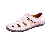 Kelandoom Baskets Femme Chaussure Mules Bout Ouvert Plateforme Sandale Orthopedique De Danse Compensées Confortable Ete Chaussures Marche À Tongs Plage Et Claquettes Piscine (Pink,37.5)