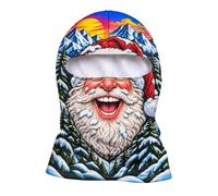 Kelandoom Cagoule Ski Drôle Impression 3D Visage D’Homme Âgé Masque Facial Respirant Balaclava Polyester Tour De Cou et Extensible Cagoules Homme Idéale pour Le Les Fêtes