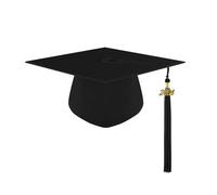 Kelandoom Chapeau Remise De Diplome Enfants 2025,Toge Ecole Primair 2025 Haut Forme pour Enfants, Toge Diplômé + avec Pendentif Child Graduation Cap Tassel Ajustable Cadeau 11 Ans (Noir,2-12 Ans)