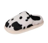 Kelandoom Chaussons Femme Hiver Chaud Pantoufles Confortable Léger Bout Maison Mémoire Mousse Peluche Slippers Fourrure Sandal Accueil Chaussures Adulte Court Mixte