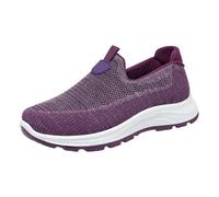 Kelandoom Chaussure Orthopédique Femme Chaussures Blanches Basket Sport De Marche À Plateforme Légères Et Confortables Sabot Bloc Sandales Bohème Faciles À Mettre Enlever (Violet,39)