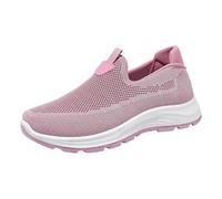 Kelandoom Chaussure Orthopédique Femme Chaussures Blanches Basket Sport De Marche À Plateforme Légères Et Confortables Sabot Bloc Sandales Bohème Faciles À Mettre Enlever (Rose,38.5)