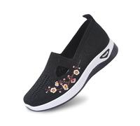 Kelandoom Chaussure Orthopédique Femme Pas Cher Baskets sans Laçage pour Femmes Chaussures De Marche À Plateforme Légères Et Confortables Amortissement Accru Et Soulagement des Pieds Sneakers