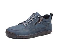 Kelandoom Chaussure Orthopédique Femme Sandale Ete Chaussures De Plage Décontractéesrespirantes Basket Compensée Pantoufles Douche Très Léger Semelle Mules Cuir Tongs Mode (Bleu foncé,43)