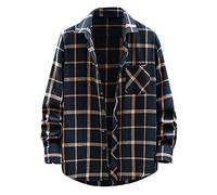 Kelandoom Chemise Homme Manches Courtes Été Loisirs Verte T Shirt Blanc Lot 10 Polo De Golf À Séchage Rapide Coupe Ajustée Tee Col V Slim Haut Dentelle Regular Fit Cadeau (Bleu foncé,S)