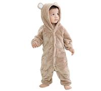 Kelandoom Combinaison De Neige Bébé Enfant,Combinaison Pour Garçons Filles Combinaison Bebe Hiver Baby Jumpsuit Winter Snowsuit Chaud Fleece Manteau À Capuche Hiver Combinaison Bebe Hiver