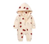 Kelandoom Combinaison De Neige Bébé Enfant Garçon Fille Veste À Capuche Pieds Barboteuse avec Gants Ski Fille Manteau Vêtements Manteaux d'hiver Et Chaussons Tenue (Light Rose,12-24 Mois)