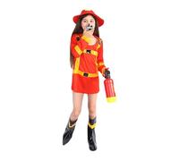 Kelandoom Costume De Pompier Chef des Pompiers Pièces L'Éducation Aux Exercices D'Incendie Vetement Enfant Trois Ans Deguisement France 4 avec Jeux Rôle Halloween Carnaval