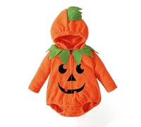 Kelandoom Déguisement Bebe Halloween Unisexe Body Enfant 18 Mois Garcon Citrouilles Petite Citrouille Souris Costume Bébé Deguisement 9 Ans Bandeaux Cosplay Fille 0-24 Mois (Orange#b,0-6 Mois)