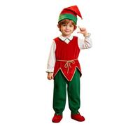 Kelandoom Déguisement Elfe pour Fille Noel Robe Princesse Costume Mere Pere Short Mini Saint Valentin Lettre Imprimé Body Flocon De Neige Pantalon Photographie Rouge Lutin