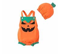 Kelandoom Déguisement Petite Citrouille Bébé Barboteuse Bebe Garçon Blanche Combinaisons Et Barboteuses Halloween 2 Ans Costume De Enfant Deguisement Fille 2-3 Combinaison (a#Orange,0-6 Mois)