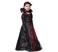 Kelandoom Deguisement Sorciere Bebe,Fille Déguisement Sorcière Costume De d'halloween Robe Noire Halloween 3 Ans Adorable Tenue D'Été Hiver Ete Ensemble Prématuré (Brick Rouge,5-6 Ans)