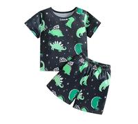 Kelandoom Ensemble Vêtements Football Enfant Garçon, Shorts Et Tee Shirt Manche Courte 2025 Tenue De Sport pour Garçon Fille Saison Estivale Vetements 5 Ans Baptême 16 Bebe Garcon 18 Mois Ete