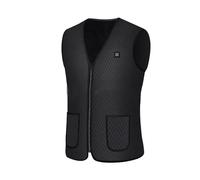 Kelandoom Gilet Chauffant Batterie Externe Veste Chauffante Hiver Chasse Doudoune Capuche Adaptée À La Course La Pêche Au Ski Et Au Camping Pour Ski En Plein Air Randonnée Chasse Camping