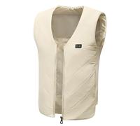 Kelandoom Gilet Chauffant Électrique sans Batterie,Veste Chauffant Homme Femme 3 Températures Réglables Gilet Chaud Chauffage Manteau Chauffant Hiver Léger pour Ski Plein Air (Sans Batterie)