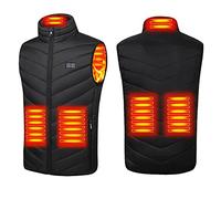 Kelandoom Gilet chauffant en polaire pour homme,veste chauffante homme non batterie Chauds Gilet Chauffé Homme Femme électrique doudoune chauffante pour Ski Moto Chasse Randonnée la pêche
