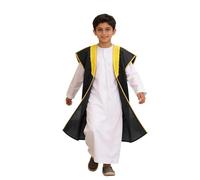Kelandoom Halloween Carnaval Noël Noel Costume Pour Enfant : Robe De Scène Ethnique Élégante Avec Cape, Tenue Danse Folklorique Spectacle (Black, 3-4 Years)
