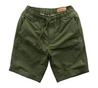 Kelandoom Jogging Homme Pantalon Baggy Sweatpants Droite Coupe Ample Pantalons Japonais per avec Poche Grande Taille De Travail Poches Long Story Short Haute Tenue Sport (armée Verte,L)