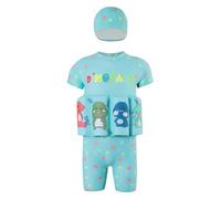 Kelandoom Maillot De Bain Bebe Garcon Une Pièce Deux Pièces Dinosaure Arena Ensemble Dermoprotecteur Bébé Garçon Garçons Costume Zippé À Manches Longues Bermuda Long (Menthe Verte,7-8 Ans)