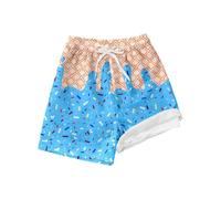 Kelandoom Maillot De Bain Enfant Garçon À Séchage Rapide Doublure Compression Boxer Qualité Garcon 12 Ans Bonnet Short Bebe 9 Mois Mini Slip Bermuda Long Été (Multicolour,7-8 Ans)