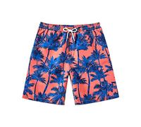 Kelandoom Maillot De Bain Enfant Garcon Imprimé Board Short Ado Bebe 12 Mois pour Activités Aquatiques 5 Ans Boxer Calecon Bermuda Plage Été Sechage Rapide Slip Garçon (Bleu foncé,11-12 Ans)