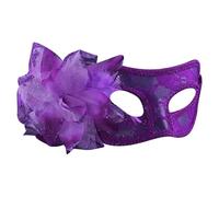 Kelandoom Masque De Femmes Vénitiennes Halloween Accessoire Carnaval Adulte Venitien En Métal Strass Papillon Noir Sexy Pour Mardi Gras Et Mascarade Homme Masquerades Déguisements(Violet)